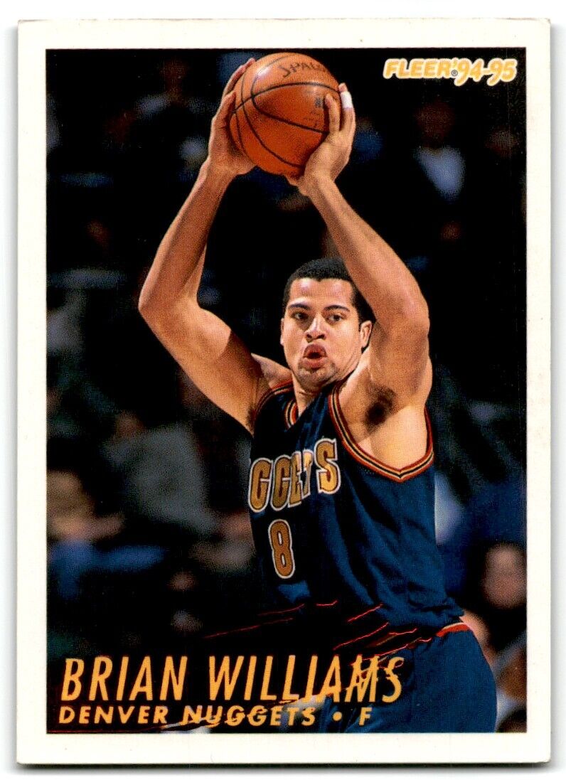 1994-95 Fleer Brian Williams Denver Nuggets #62