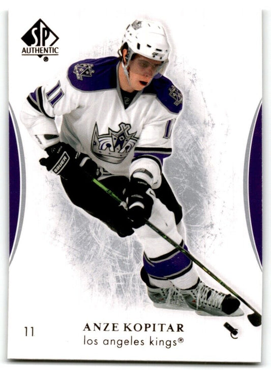 2007-08 SP Authentic Anze Kopitar Los Angeles Kings #54