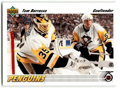 1991-92 Upper Deck Tom Barrasso Pittsburgh Penguins #116