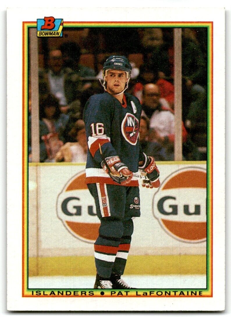 1990-91 Bowman Pat LaFontaine New York Islanders #123