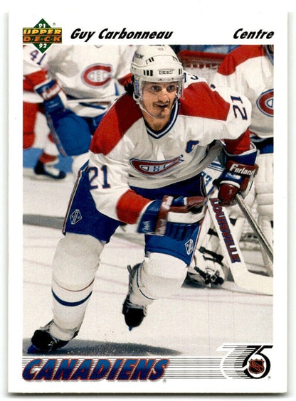 1991-92 Upper Deck Guy Carbonneau Montreal Canadiens #265