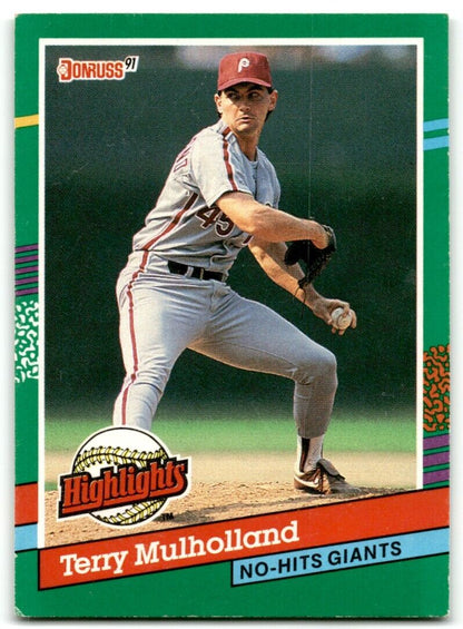 1991 Donruss Bonus Cards Terry Mulholland Philadelphia Phillies #BC-14