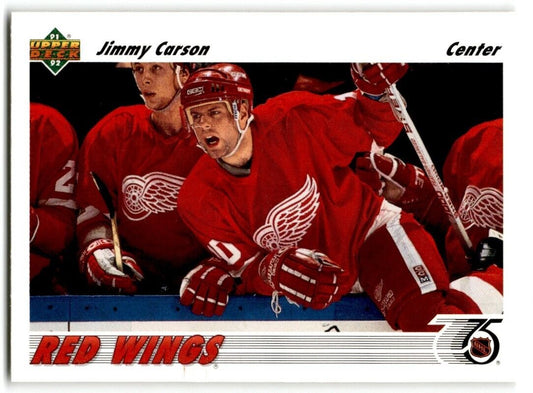 1991-92 Upper Deck Jimmy Carson Detroit Red Wings #161