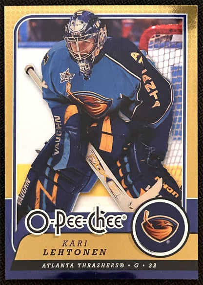 2008-09 O-Pee-Chee Kari Lehtonen Atlanta Thrashers #296