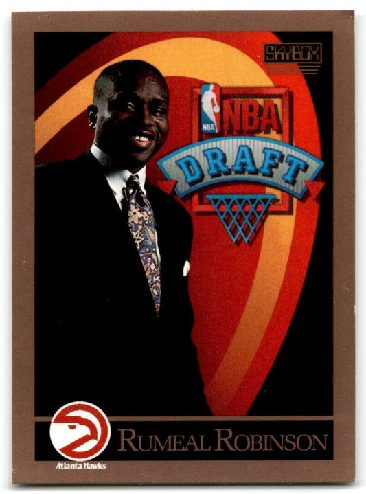 1990-91 SkyBox Rumeal Robinson Rookie Atlanta Hawks #355