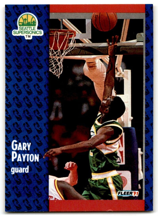 1991-92 Fleer Gary Payton Seattle SuperSonics #194