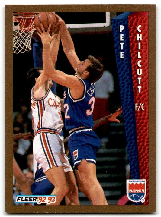 1992-93 Fleer Pete Chilcutt Sacramento Kings #422