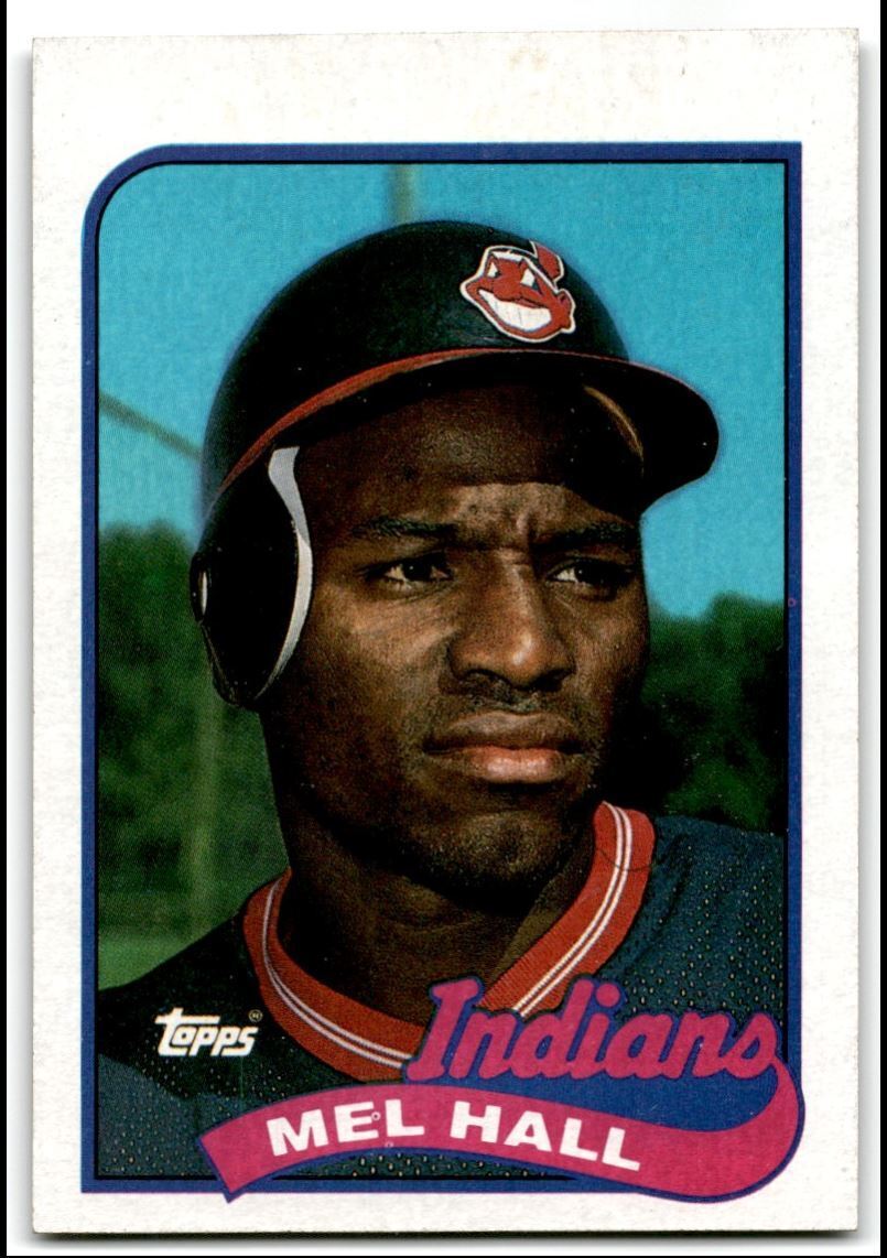 1989 Topps Mel Hall Cleveland Indians #173