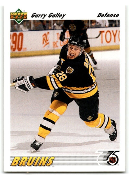 1991-92 Upper Deck Garry Galley Boston Bruins #439