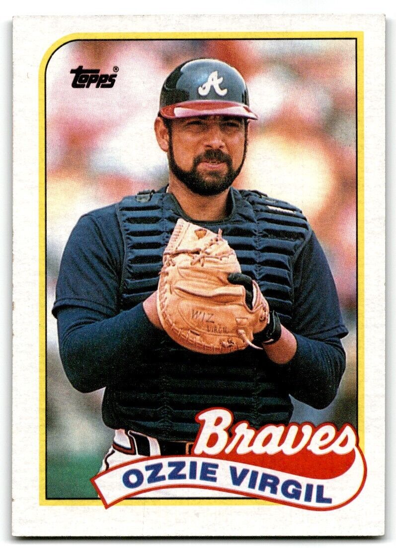 1989 Topps Ozzie Virgil Atlanta Braves #179