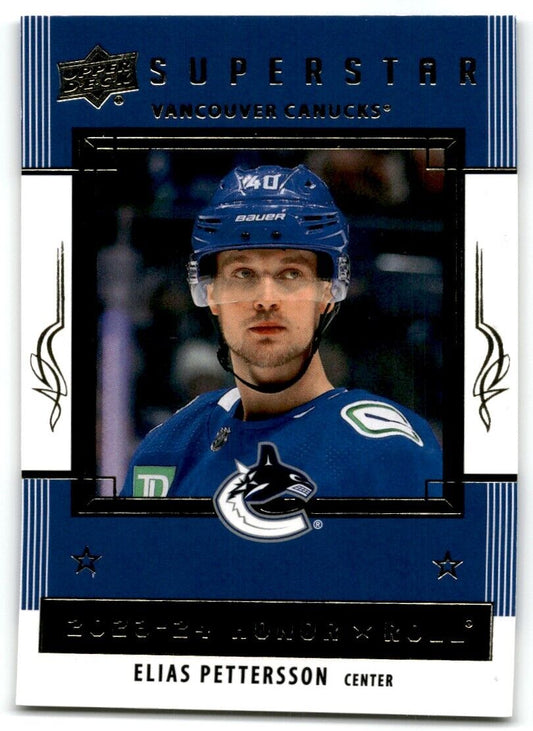 2023-24 Upper Deck Honor Roll Elias Pettersson Vancouver Canucks #HR-12