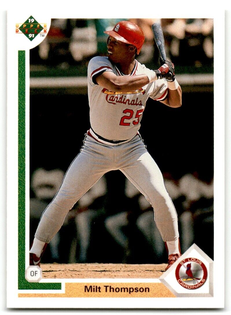 1991 Upper Deck Milt Thompson St. Louis Cardinals #309