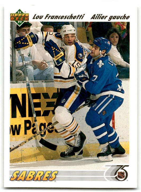 1991-92 Upper Deck Lou Franceschetti Buffalo Sabres #399