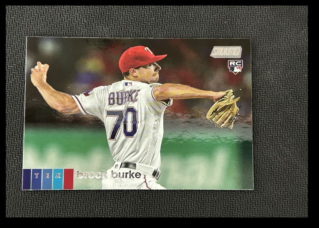 2020 Topps Stadium Club Brock Burke Rookie Texas Rangers #252