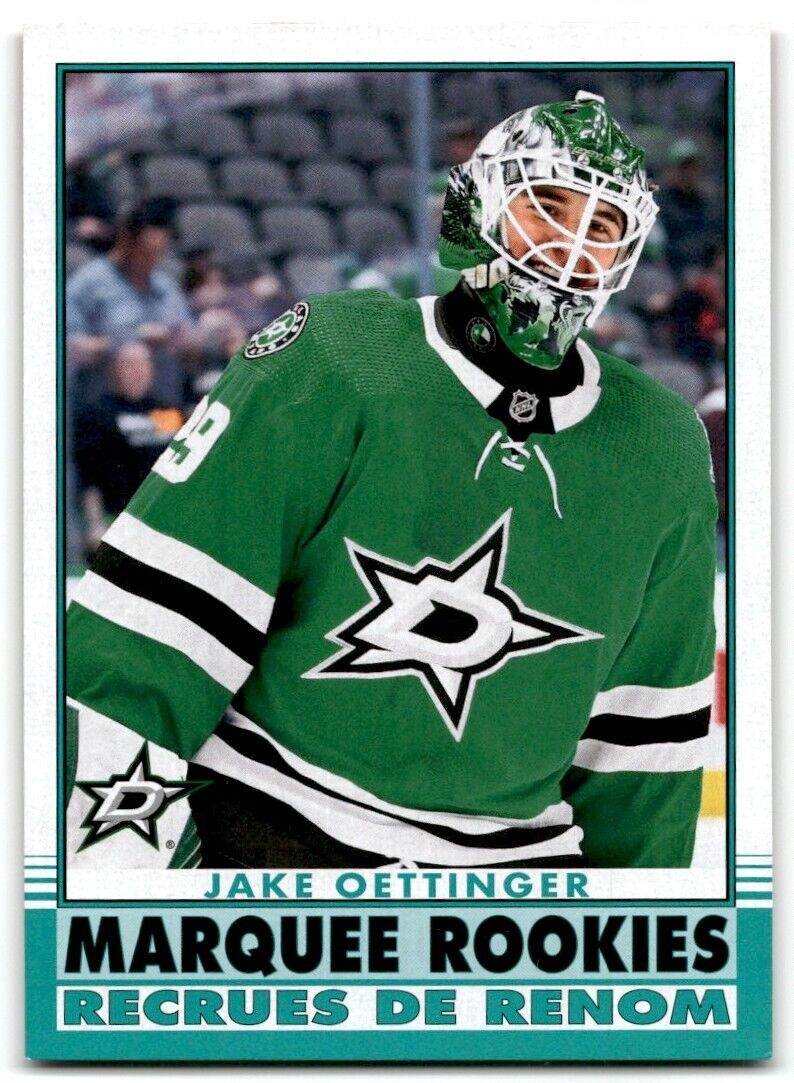 2020-21 O-Pee-Chee Markee Rookies Jake Oettinger Rookie Dallas Stars #629