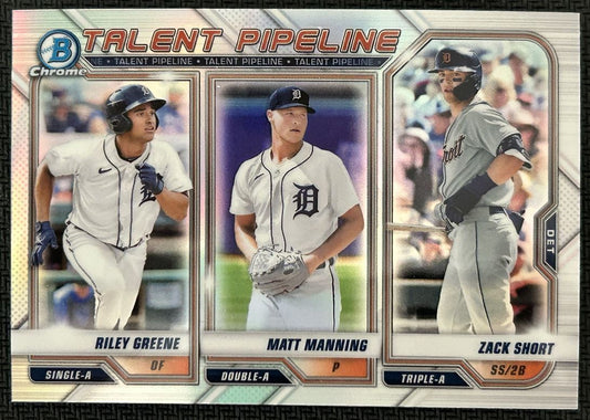 2021 Bowman Chrome Prospects Matt Manning Detroit Tigers #BCP-205