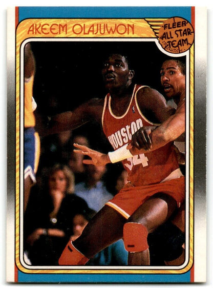 1988-89 Fleer Akeem Olajuwon Houston Rockets #126