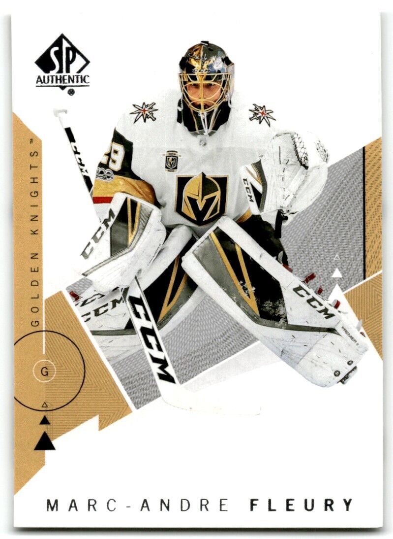 2018-19 SP Authentic Marc-Andre Fleury Vegas Golden Knights #90