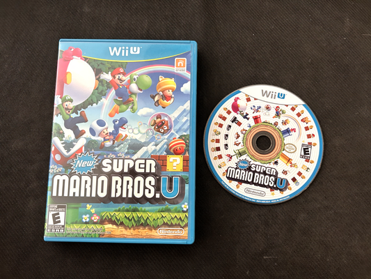 New Super Mario Bros. U (Nintendo Wii U, 2012) with Manual - Tested