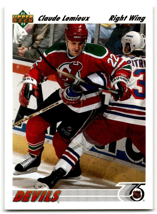 1991-92 Upper Deck Claude Lemieux New Jersey Devils #294