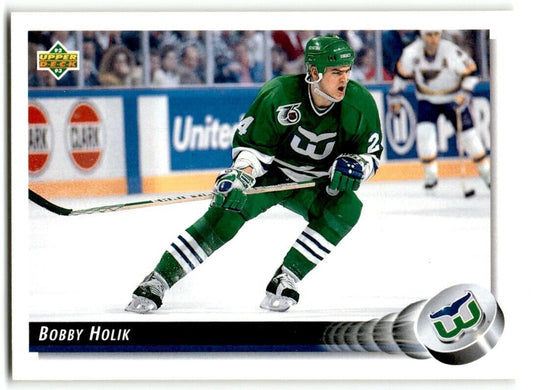 1992-93 Upper Deck Bobby Holik Hartford Whalers #252