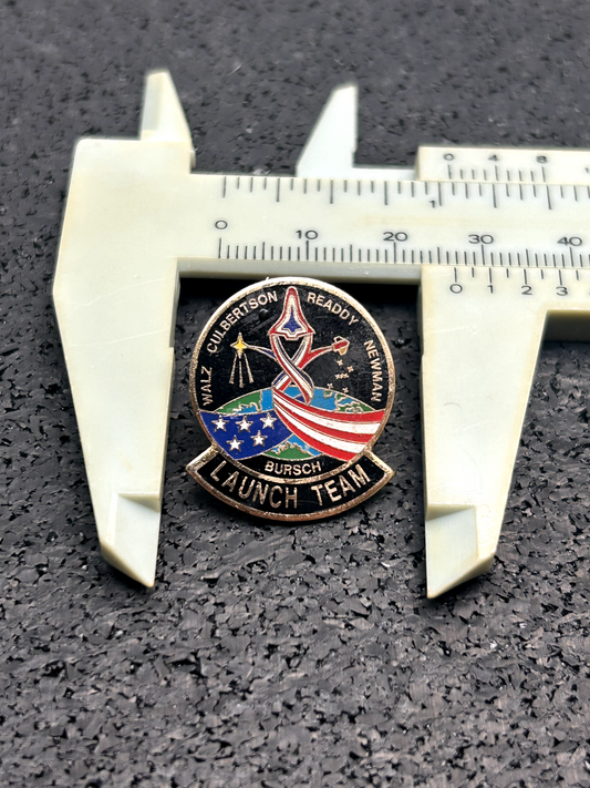 NASA Space Shuttle STS-51 Launch Team Mission pin