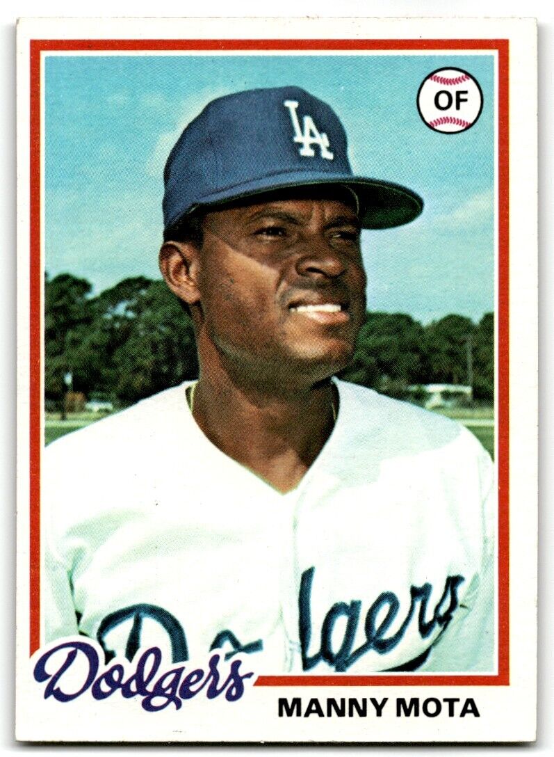 1978 Topps Manny Mota Los Angeles Dodgers #228