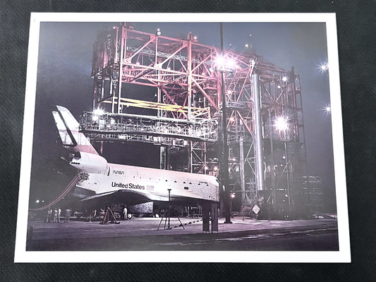 NASA Space Shuttle Columbia Orbiter litho