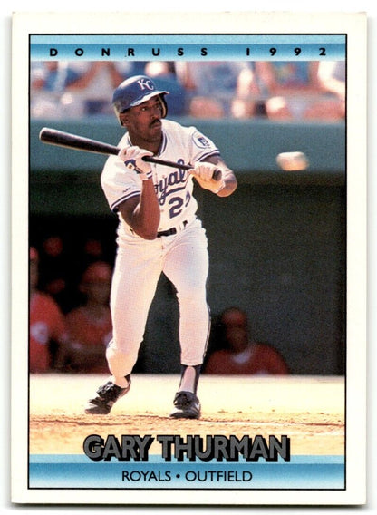 1992 Donruss Gary Thurman Kansas City Royals #346