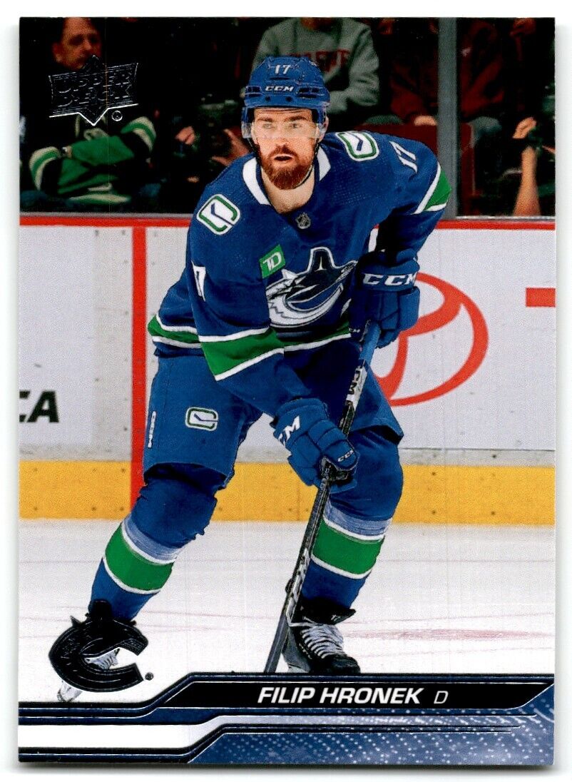 2023-24 Upper Deck Filip Hronek Vancouver Canucks #429