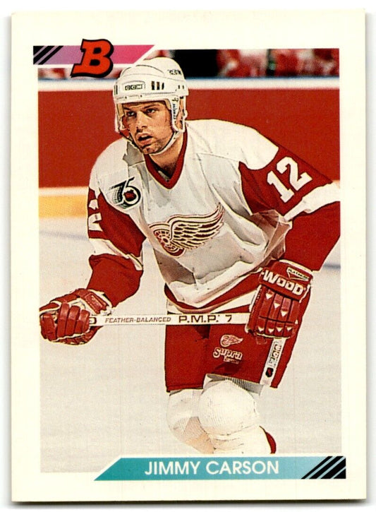 1992-93 Bowman Jimmy Carson Detroit Red Wings #108