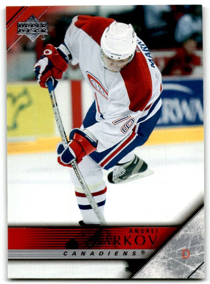 2005-06 Upper Deck Andrei Markov Montreal Canadiens #352