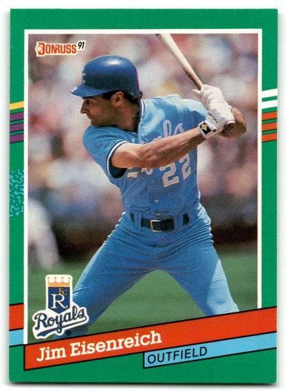 1991 Donruss Jim Eisenreich Kansas City Royals #448