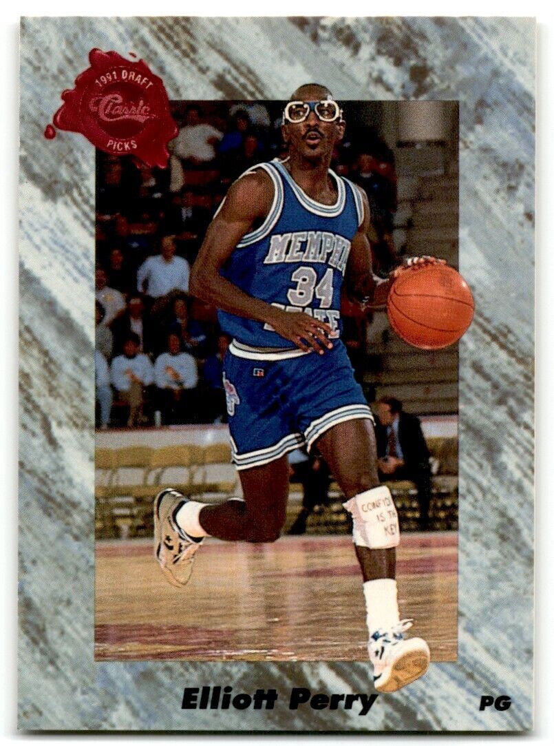 1991-92 Classic Elliott Perry Rookie Memphis States #175