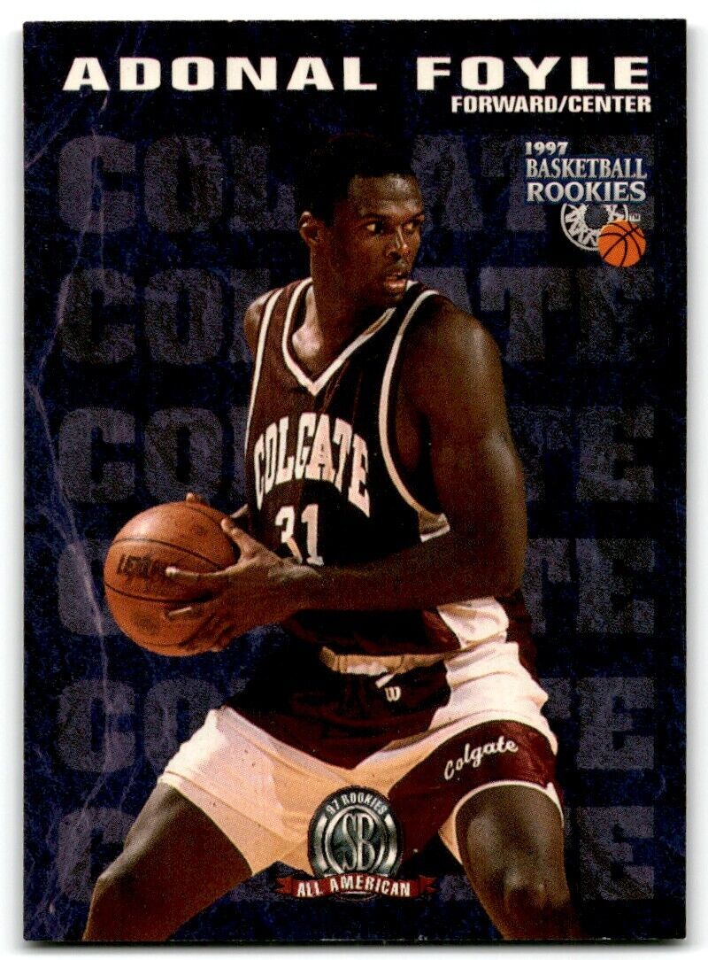 1997-98 Score Board Rookies Adonal Foyle Colgate Red Raiders #70