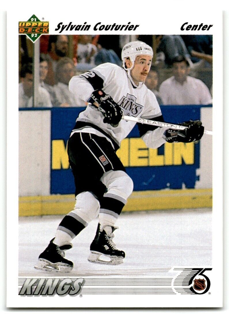 1991-92 Upper Deck Sylvain Couturier Rookie Los Angeles Kings #491