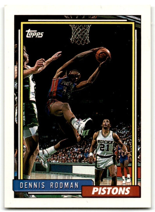 1992-93 Topps Dennis Rodman Detroit Pistons #137