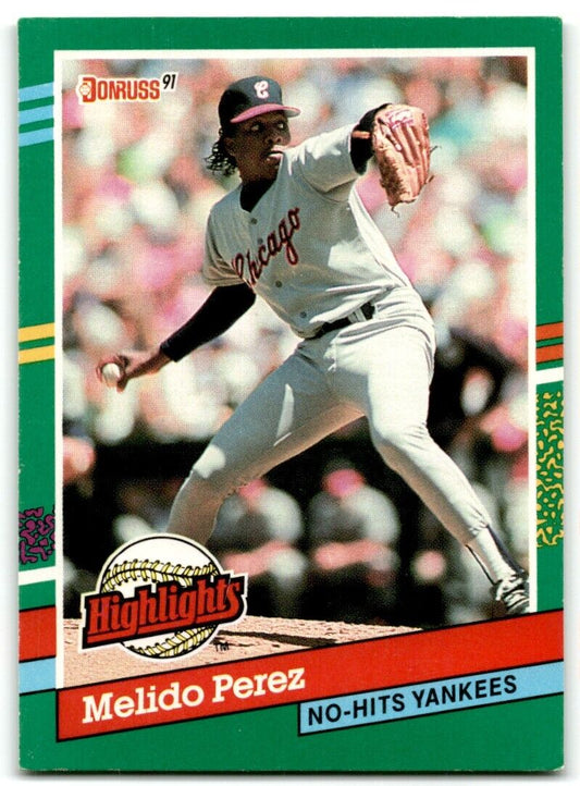 1991 Donruss Bonus Cards Melido Perez Chicago White Sox #BC-13