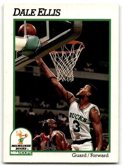 1991-92 Hoops Dale Ellis Milwaukee Bucks #116