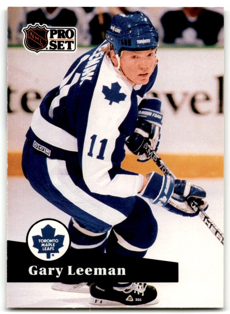 1991-92 Pro Set Gary Leeman Toronto Maple Leafs #231