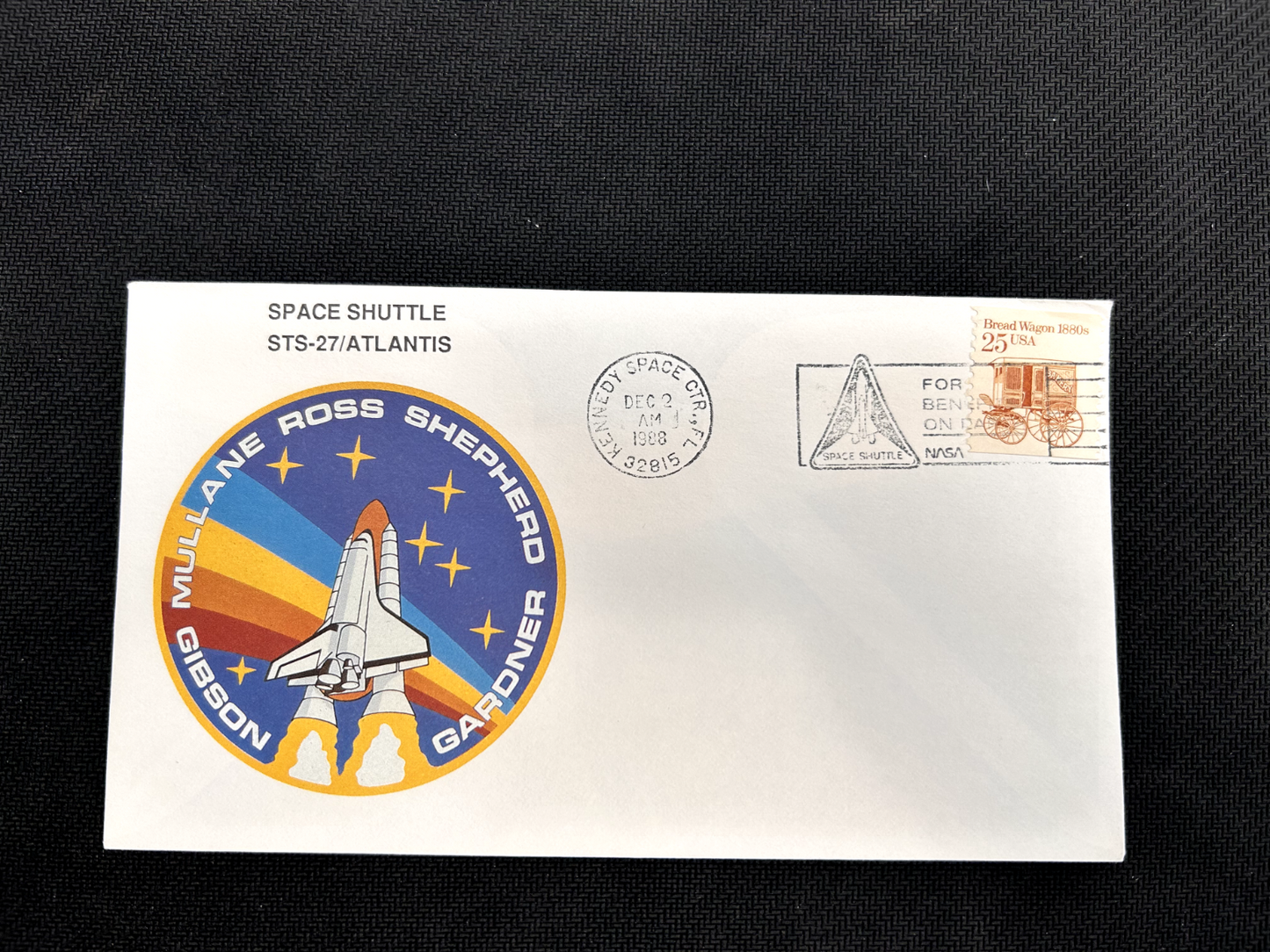 NASA Space Shuttle Atlantis STS-27 cover