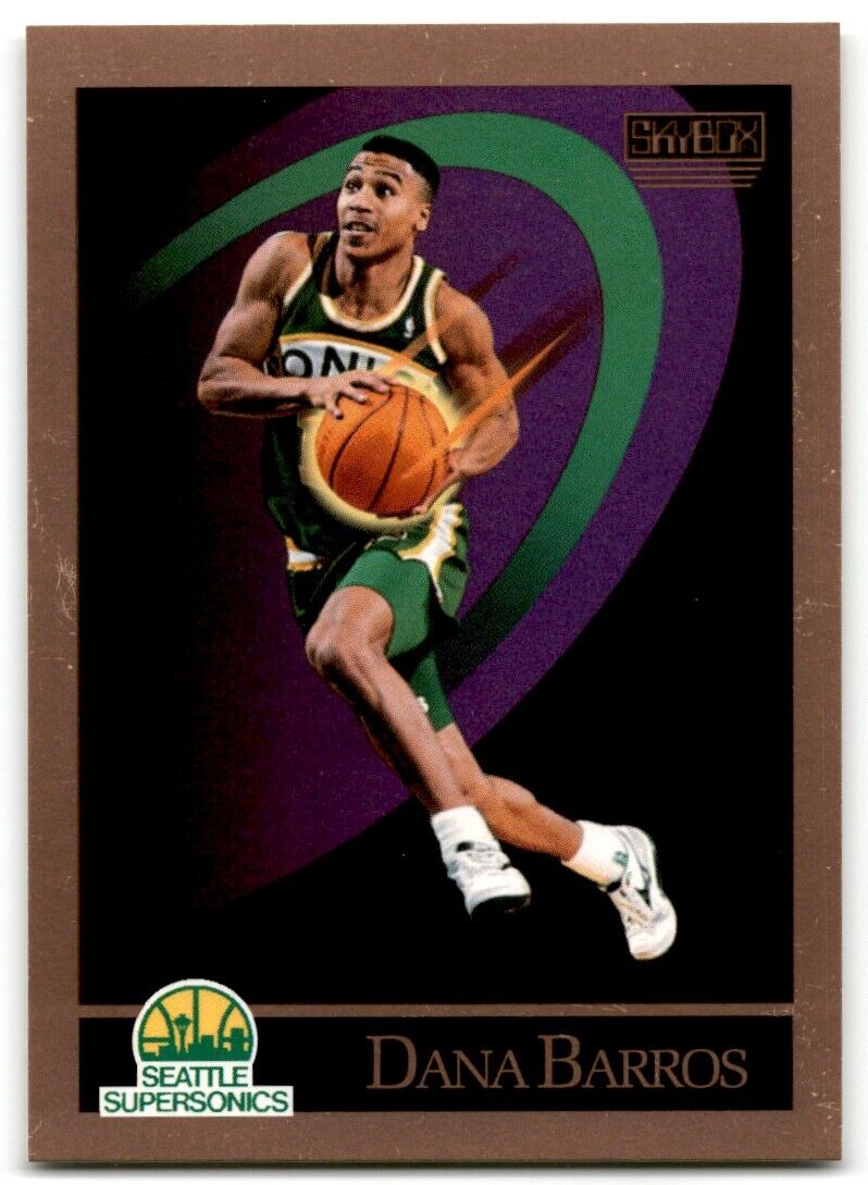 1990-91 SkyBox Dana Barros Rookie Seattle SuperSonics #263