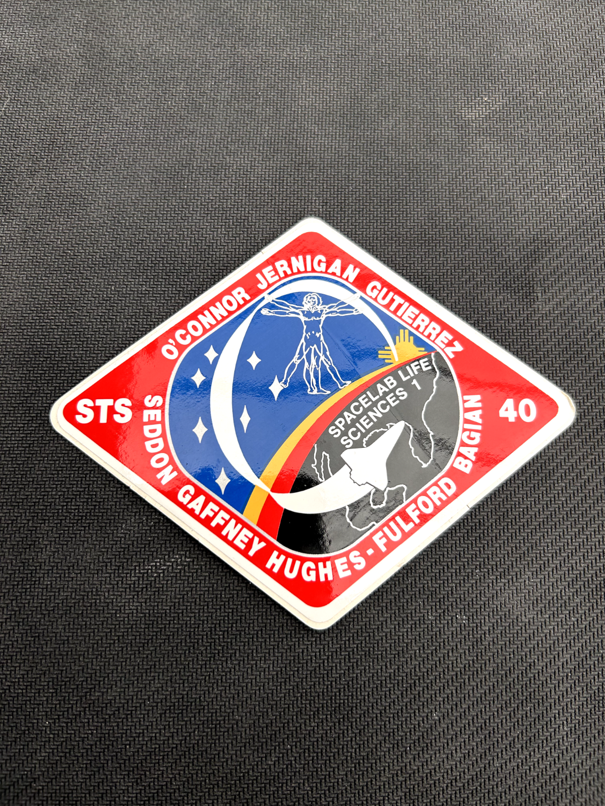 NASA 4 inches Space Shuttle STS-40 mission decal vinyl - sticker