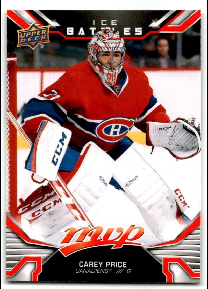 2022-23 Upper Deck MVP Ice Battles Carey Price Montreal Canadiens #3