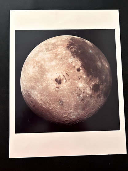 NASA Jet Propulsion Laboratory - Galileo Image of the Moon litho