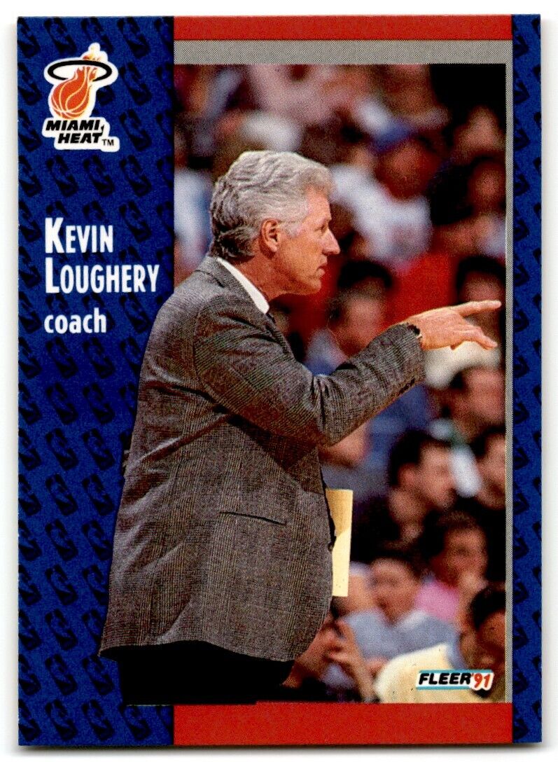 1991-92 Fleer Kevin Loughery Miami Heat #110