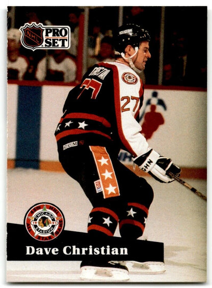 1991-92 Pro Set Dave Christian Boston Bruins #297