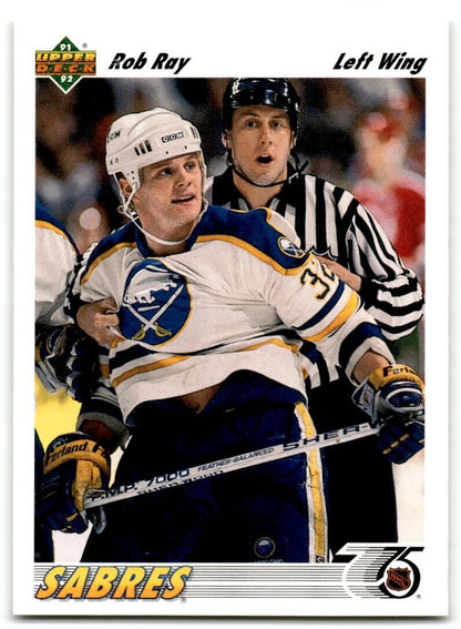 1991-92 Upper Deck Rob Ray Buffalo Sabres #349