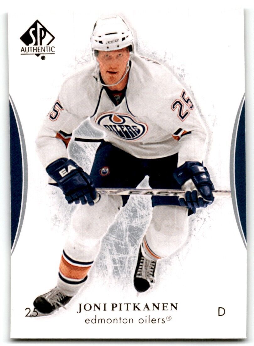 2007-08 SP Authentic Joni Pitkanen Edmonton Oilers #61