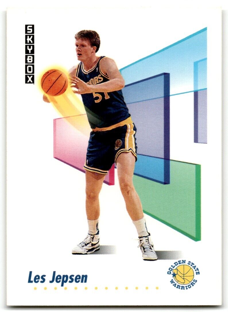 1991-92 SkyBox Les Jepsen Rookie Golden State Warriors #93